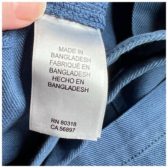 LUCKY BRAND High Rise Cotton Relaxed Short Blue Belted Shorts Sz 0/25 - Picture 6 of 9